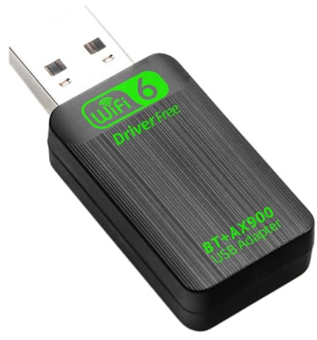 Nxyupv Adaptateur USB WiFi 6 Bluetooth 5.4 AX900 Dongle 2 en 1 Double Bande 2,4 GHz et 5 GHz USB WiFi Réseau sans Récepteur WLAN