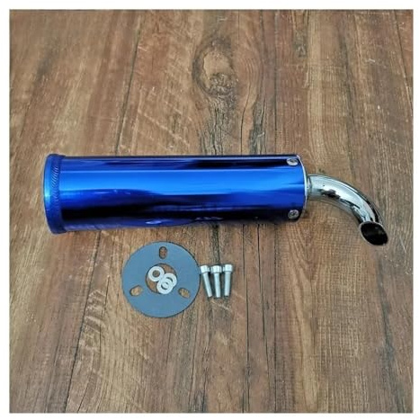 Motorrad Auspuff Schalldämpfer Universal 60X200MM Auspuff Schalldämpfer Silence Schalldämpfer 2 Takt Motorrad Auspuffrohr Schalldämpfer Auspuffrohr Führungsplatte