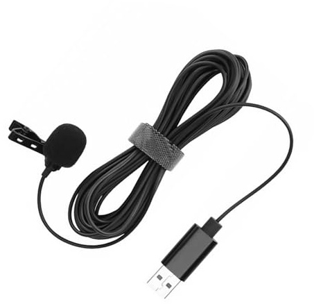 ERINGOGO USB Mikrofon für Pc, Schwarz, Aluminiumlegierung, Hochsensibel | Geräuscharm, Mehrwinkel Verstellung, Unabhängiges Design, für Chats und Computeraufnahmen