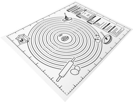 iplusmile Tapete de Silicona para Repostería 40x29,5 Cm Almohadilla para Amasar Antideslizante Accesorios para Hornear Utensilios para Pasteles y Masa