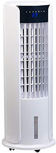 Sichler Haushaltsgeräte Ventilator mit Kühlakku: 3in1-Luftkühler, Turmventilator und Luftbefeuchter, 60 Watt, 3-l-Tank (Luftkühler mit Kühlakkus, Zimmerbrunnen)