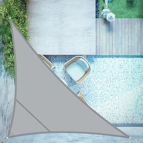 LOVE STORY Vela ombreggiante Triangolare 4x4x5.65m Impermeabile UV95%