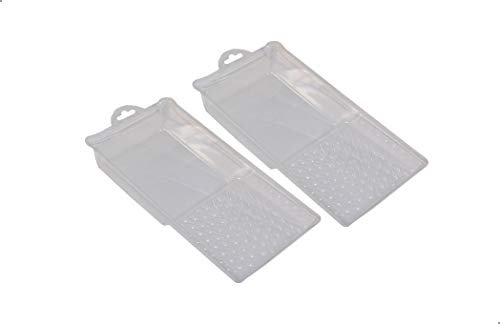 Nespoli – 5 Ricambi per Bacinella Imbianchino Small Nera 16x30cm per Pittura Murale, Protezione da Vernice, Facili da Applicare e Rimuovere - per Cambi Rapidi di Colore e per Pittura Ordinata e Pulita