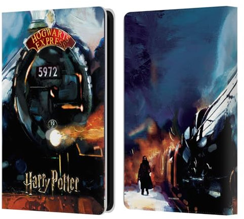 Head Case Designs Offizielle Harry Potter Hogwarts Express Prisoner of Azkaban II Leder-Wallet-Hülle Kompatibel mit Kindle Paperwhite 5 (2021)