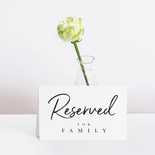20 Stück Reservierte Schilder, Tischkarten für Hochzeitsempfang, Verlobungsfeier, Probeessen, Jubiläumsfeier oder andere Veranstaltungen (15,2 x 10,2 cm)