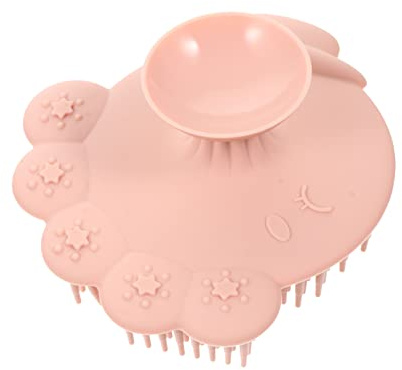 AOKWAWALIY Infant Silicone Bath Brush Soft Bathing Tool for Newborns Scalp Massager Gentle Bristles for Baby Bath Time