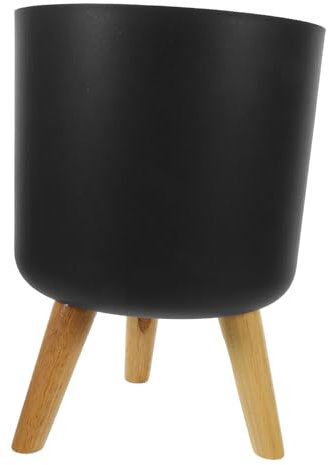 KONTONTY Holz Blumenständer Für Pflanztopf Blumentopf Mit Sockel Für Innen Und Außenbereich Pflanzgefäß Für Zuhause Und Balkon Pflanztisch Für Sukkulenten-blumentopf Und Andere Pflanzen