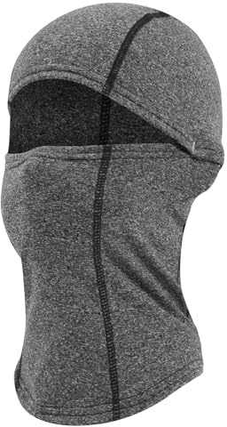 Beehow Kids Balaclava Winter Fleece Ski Mask for Boys Girls Cold Weather Outdoor Sports (Grey)