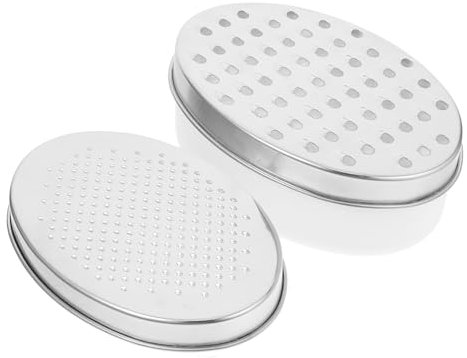 Ciieeo Käsereibe Mit Aufbewahrungsbox Doppelseitiger Gemüseschneider Für Käse Gemüse Und Ergonomisches Küchengerät Für Müheloses Reiben Set Mit Ovalem Behälter Und Klingen