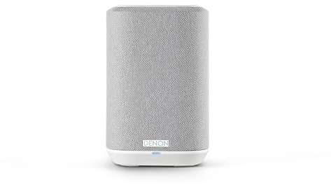 DENON Home 150 NV - Altoparlante wireless con tecnologia HEOS Multiroom integrata, Bluetooth, Apple AirPlay 2, colore: Bianco