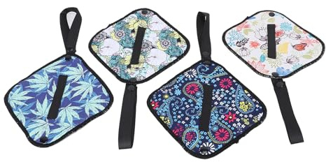 Sunicon 4 Stück Damen-PIPI-Tuch, super saugfähig, langlebig, waschbar, wiederverwendbar, Camping-Toilettenpapier für den Außenbereich