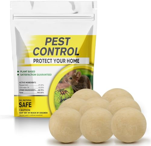 SRODEKIR Pest Repellent,Rodent Control,Mouse Repellant,Mice Repellent, Rat Deterrent, Rodent Repellent Ultrasonic,Ultrasonic Mouse Repellent,Roach Trap,Mosquito,Spider, Moths&Other Pest Repellent- 8P