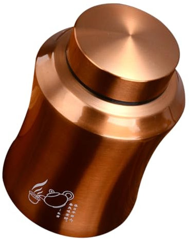 TUKRPQMRI Théière Pot à thé Pots de rangement hermétiques Contenants de cuisine Saveur Thé Boîte à thé Boîte à biscuits avec couvercles Boîte en métal Acier inoxydable / 1179