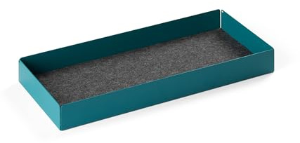 Durable cassetto per supporto monitor EFFECT, inserto fonoassorbente in feltro, petrolio/verde scuro, 508232