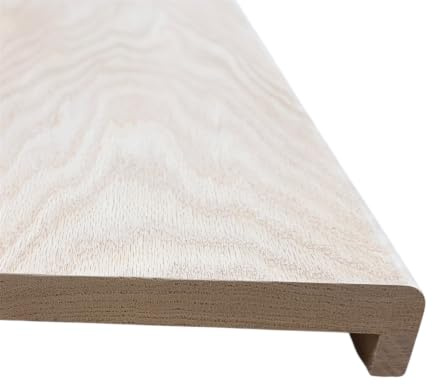 Solid Oak Wood Boards Window sill with Lip bulnose (L) 900mm x (W) 150mm x (T) 22mm