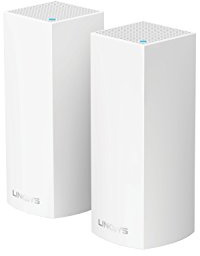 Linksys Velop Tri-Band AC4400 Whole Home WiFi Mesh System- 2-Pack (Coverage up to 4000 sq. ft)