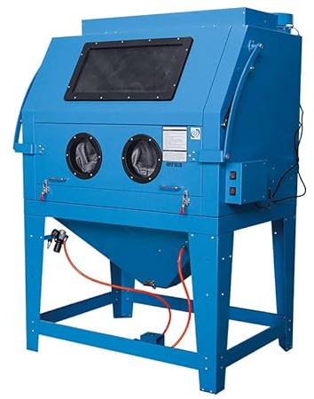 Sandstrahlkabine Sandstrahlgerät Sandstrahler Typ 990L mit Absaugung