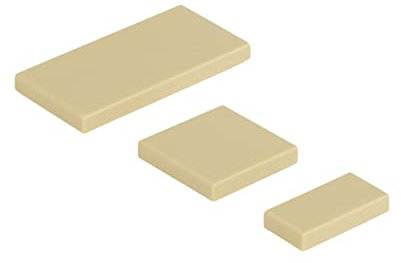 Q-BRICKS Beutel 1000 Stck. Bausteine Fliesen 3 X Elfenbein 094