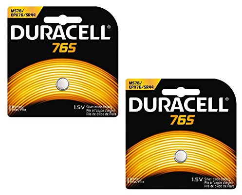 DURACELL 2X 76S 1.55V Silver Oxide Battery Replacement LR44, SR44, CX44, SR44W