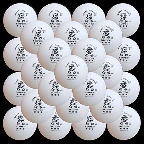 vabiono Tischtennisbälle weiß 3-Sterne Ø40mm Ping-Pong Ball Tischtennis-Bälle