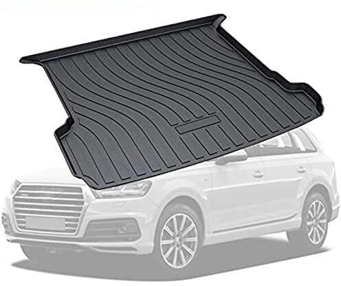 Kofferraumwanne Kofferraummatte für Q7 2015-2023, PSLER Kofferraumauskleidung das Fahrzeug Fußmatte Allwetter Wasserdicht Protector Pad