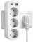 Presa Multipla USB C, Multipresa Tripla da Parete Salvaspazio Adattatore 3 Prese è 2 Porte USB 5V3.4A spina Schuko 16A Combinata Standard Tedesco e Francese per Ufficio, Casa o Viaggio