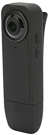 Mini Videocámara de 30 Fps, 1080P HD Body Video Recorder Camera Wearable Body Camera, Compatible con Tarjeta de Memoria Pequeña de 32 GB para Patrullas de Seguridad, Encuestas de Entrevistas