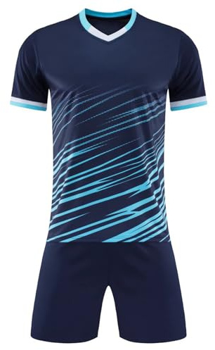 inlzdz Kinder Trainingsanzug Jogginganzug Zweiteiliger Kurzarm Sportshirt Laufshirt Shorts Set Kurze Sporthose Jogginghose Sommer Sportbekleidung Fitness Sport Outfits