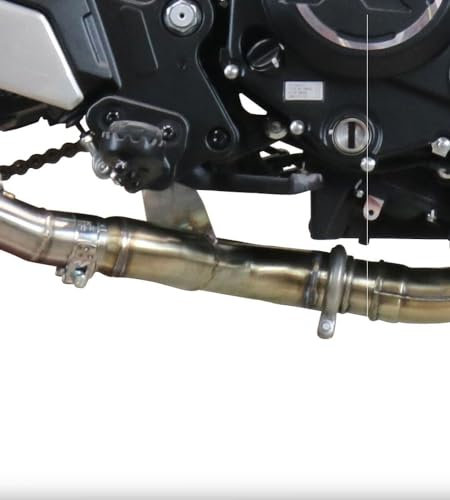 Scarico GPR compatibile con Cf Moto 700 CL-X Sport 2022-2024, Decatalizzatore, Collettore decatalizzore, applicazione racing