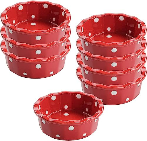 Tazón de sopa, Tazón de arroz, Tazón de desayuno, Juego de ramequines, 350 ml, Ramekins de Creme Brulee, Plato de soufflé Platos a prueba de horno, Ramekins de soufflé, Ramekins for freidora de aire-r