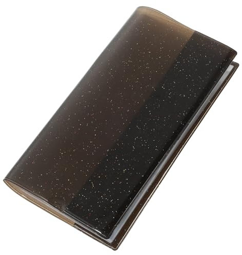 LALAFINA 1 Mini-Fotoalbum Familienfotoalbum Reisefotoalbum Scrapbook-Album Visitenkarten Inhaber von Autotickets Postkarten-Album Lagerung Das Album Bild Kinokarte reisen Geldbörse PVC