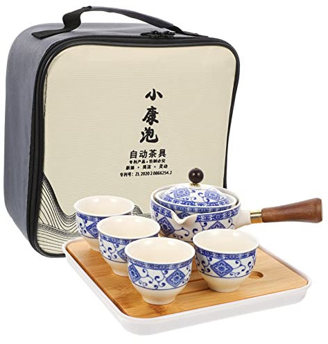 FUNOMOCYA 1ensemble Set De Thé Kung Fu Portable Kit De Brassage Chinois Avec Théière Et Pour Maison