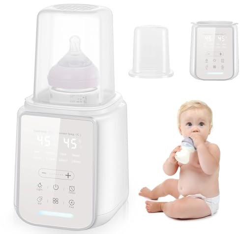Yolispa Scaldabiberon Neonato E Scalda Pappa, Scaldabiberon per Bambini, Multifunzione Sterilizzatore per Biberon, Temperatura 48 ore, Funzione di Mantenimento in Caldo