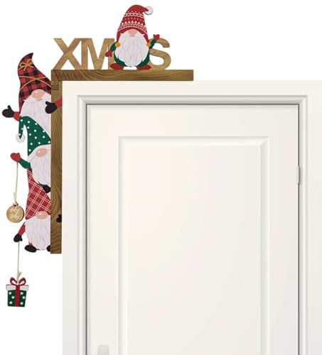 DvBCNMe Türrahmen Deko Weihnachten, Zwerg-FigurWände Türdeko Weihnachten, Weihnachtsdekoration Türdeko, Weihnachtsdeko Innen, Deko Weihnachten, Festliche Türdekoration für Weihnachtszeit