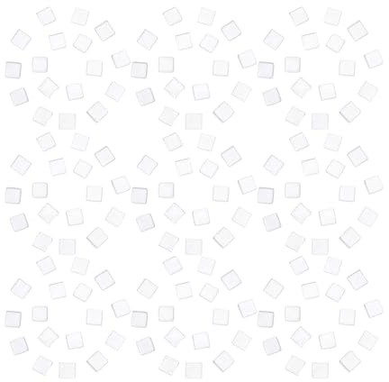 VALICLUD 450 Pièces de Mosaïques de Verre Carrées Transparentes 1x1 Cm Mini Carreaux pour Loisirs Créatifs, Décoration Intérieure et Projets Artistiques Carreaux Résistants et