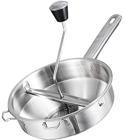 Vegetable Mill Stainless Steel Tomato Press Food Grinder Potato Masher Rotary Puree Machine