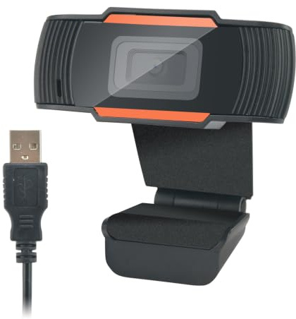 Waytex Webcam HD 3MP USB 2.0, Micro, Base articulée 60108