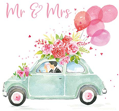 KOMIRO 20 Stück 3-lagige Einwegservietten, Medium (33cm x 33cm), bunt, Papier, Vermählung, Heirat, Hochzeit