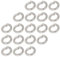METALLIXITY Division Serrure Rondelle (3/8) 100pcs, 316 Inox Acier Ressort Serrure Rondelle Élastique Joint - pour Ménage Applications