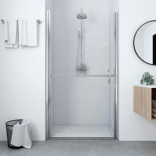 ARKEM Duschtür Hartglas 81×195 Duschkabine Glas Dusche SchiebetüR Badewannenaufsatz