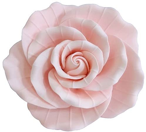 O'Creme Garden Roses Gumpaste Flower Set - Pink-Small - Edible Flowers for Cake Decorating - Sugar Paste Flowers for Cakes, Candy, Cupcake Toppers - Birthday, Wedding, Valentines, Baby Shower