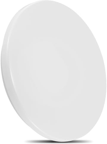 Maclean MCE347 Plafón LED con Sensor de Movimiento Microondas 5,8GHz y Sensor Crepuscular, Aplique Lámpara LED 4000K Blanco neutro, 12W, 950 lúmenes, IP44
