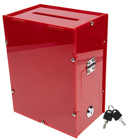 UTHCLO Spendenbox Aus Acryl Mit Schloss Wiederverwendbare Abstimmungsbox Für Vorschläge Und Spenden Für Schulen Büros Und Veranstaltungen Praktisch Und Dekorativ