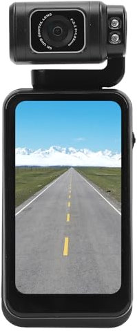 Videocamera Digitale 5K Ultra HD con Rotazione dello Schermo Registratore Wireless Portatile per Viaggi All'aperto