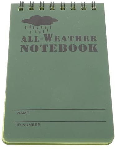 HANABASS Wasserdichte Klebrige Noten Notizbuch Notebook-büro Spiralnotenbuch Kleiner Spulennotizblock Multifunktions-notebook Notizblock Für Studenten Papier Green