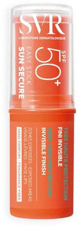 LABORATOIRE SVR – Stick Solaire Visage SPF 50+ Invisible, Protection Intense Peau Sensible (10g) - Le Lot De 2