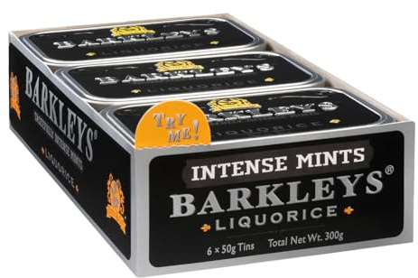 Barkleys Classic Mints -Liquorice, 6er Pack (6 x 50 g)