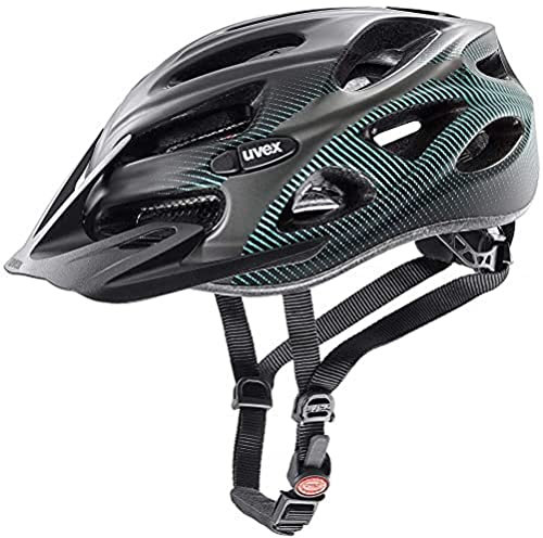 uvex onyx cc - leichter Allround-Helm für Damen und Herren - individuelle Größenanpassung - optimierte Belüftung - black teal matt - 52-57 cm