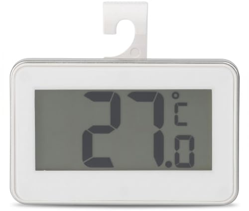 Thermomètre intérieur/extérieur haute précision dans un thermomètre électronique étanche à la température compact/léger/portable(blanc)