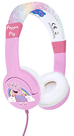 OTL Technologies Technlogies Peppa Pig Rainbow JUNIOR Kopfhörer, mit Kabel, für Kinder (offizielles Lizenzprodukt)